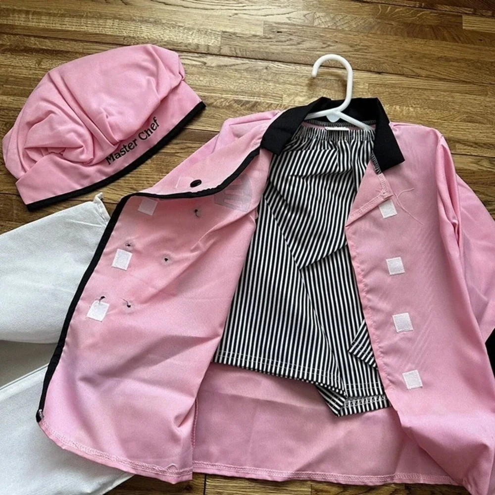 Dress Up America Girl Master Chef‎ Halloween Costume Medium 8-10